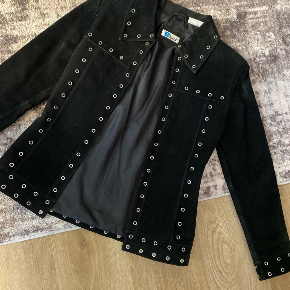 90s B lucid Suede Coat
